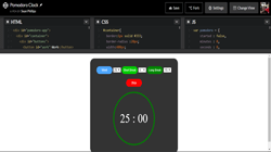 Pomodoro Clock Codepen